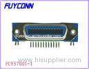 14 Pin PCB Right Angle Female Centronics Connector For PCB Board