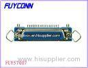 Right Angle PCB IEEE 1284 Connector, 36 Pin Centronic Female Ribbon Connector for Printer