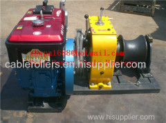 cable puller Cable Drum Winch Cable pulling winch