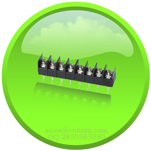 barrier terminal strip with single pin header for wire to board connection