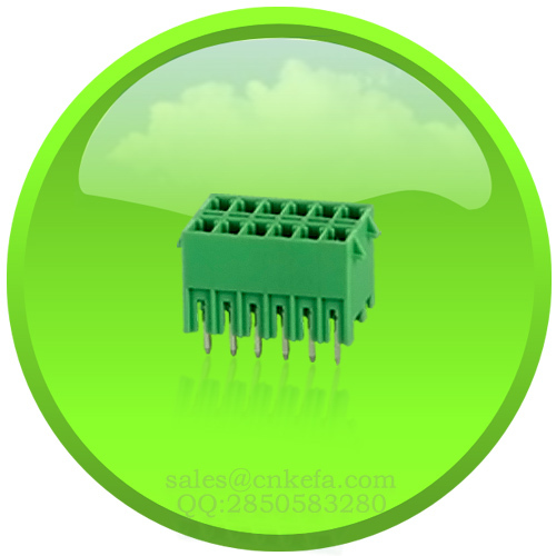 cable to board terminal block with dual row pin headers