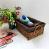 Wicker laundry basket for dirty clothes from manufacture