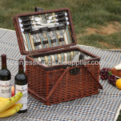 wicker picnic basket with lid wicker picnic baskets for sale