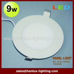 9W IP 44 round LED panel light