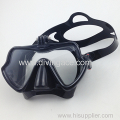 full face tempered glass diving Silicone mask