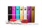 Portable Lipstick Mobile Power Bank 2600mah external Metallic for iPhone