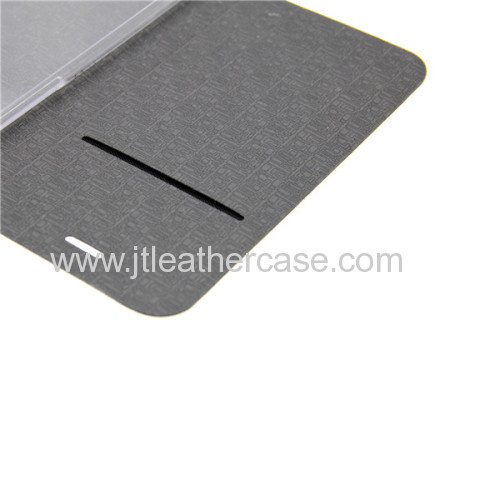 Hot Selling Luxury Silvery Gray folio stand Leather case for iPhone6 with 4.7 inch Screen