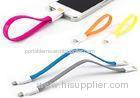 22cm Colorful micro usb charger cables V8 Magnetic for Galaxy s4 / S3