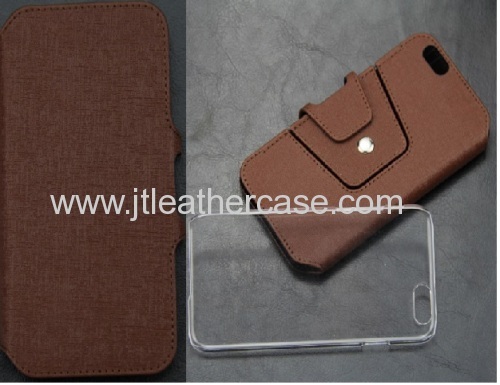 Leather cell phone case for iPhone6 360 degree Rotating