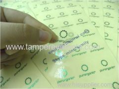 Custom Round transparent labels with foil stamping Clear stickers embossed with glossy foil Stamped self adhesive labels