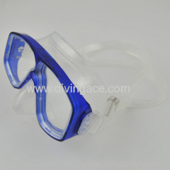 Silicone comfortable diving mask