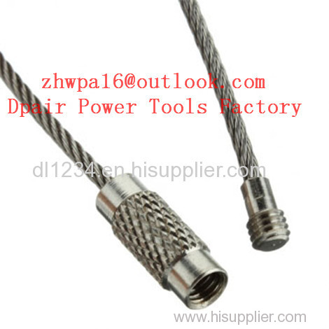 Stainless Steel Wire Keychain Cable Key