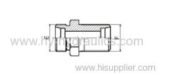 hydraulic fitting bulkhead adapter 6C 6D 6C-LN 6D-LN 6C-RN 6D-RN 6C-LN/RN 6D-LN/RN