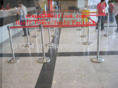 Velvet Rope Stanchions Double Retractable Crowd Control Barrier