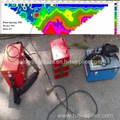 High Density Profile Imaging System and Underground Exploration Equipment