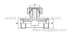 OEM DIN Hydraulic Tee