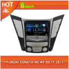 Hyundai Sonata car dvd player bluetooth ipod radio TV USB 3G Wifi canbus 8inch touchscreen steering wheel