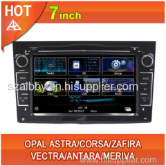 Opel Chevrolet Astra Corsa Zafira Vectra Antara Meriva car dvd player bluetooth ipod radio TV USB 3G Wifi canbus