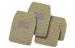 Beige / Gray Custom Made Car Floor Mats PVC Honda All - Weather Floor Mats