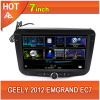 Geely 2012 Emgrand EC7 car dvd player Steering Wheel bluetooth ipod radio TV USB 3G Wifi canbus 7inch touchscreen