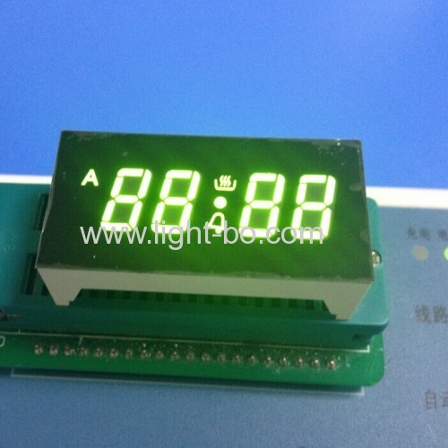 Ultra azul de 4 dígitos de 10mm 7 segmento liderada exibição personalizada para 5 forno Timer controle - chave