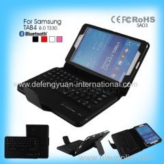 Two-in-one PU leather case with bluetooth keyboard for Samsung TAB4 8.0 T330