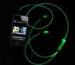 Blue led dynamic Light Up Earbuds hands free cool sport with Mic