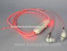 professional iphone 5 light up earphones with 110cm cable , red / Green / Pink