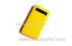 Ultra-thin Power Bank Chargers 4000mAh Single USB For Blackberry , Yellow