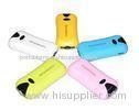 Colorful cylinder power bank emergency metal external battery for HTC