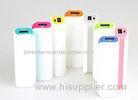 Tube mobile power charger rechargeable external battery power bank