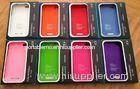 Women Emergency External Battery Case 1900mah colorful for Iphone 4 / 4s