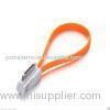 Orange USB Charger Cable Low electronic resistance ABS / PVC Anti oxidation