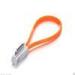 Orange USB Charger Cable Low electronic resistance ABS / PVC Anti oxidation