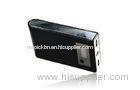 16800MAH Black Aluminum Travel Dual USB Power Bank With LED Lamp