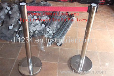 Stainless Steel Double Retractable Belt Q Up Stand