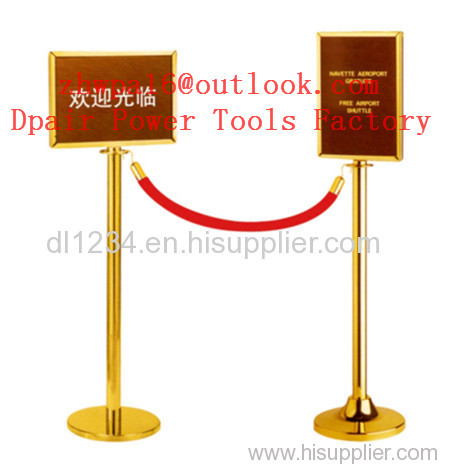 Stainless Steel A4 Frame for Retractable Belt Q Up Stand
