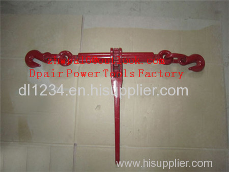 Ratchet type load binder without links or hooks specification and pictures