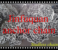 19mm studless chain hot dipped galvanized finished