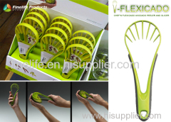 Soft grip avocado slicer