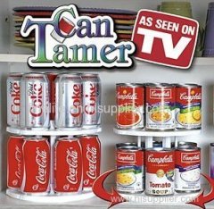 Two tier plastic can tamer As seen on TV