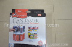 Two tier plastic can tamer As seen on TV