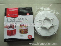 Two tier plastic can tamer As seen on TV