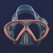 Different design full face silicone professional diving mask