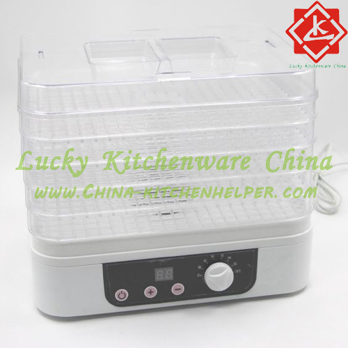 Square Food dehydrator with adjustable tray