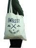 Eco - friendly Embassy Natrual Printed Plain Cotton Recycled Reusable Carrier Bags