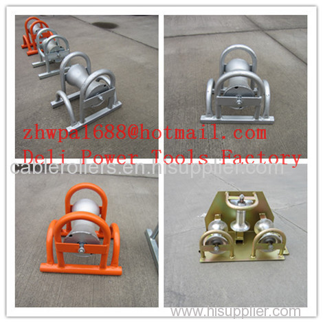 Straight line bridge roller Cable guides Cable rollers