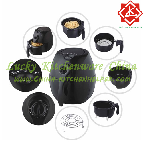 2.2L Black Air Fryer