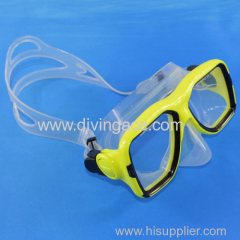 Waterproof diving mask for underwater working