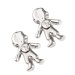 2014 Newest Platinum Plated Alloy Boy with Siam Crystal Floating Charms Hot Selling